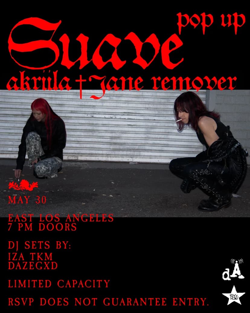 AKRIILA x JANE REMOVER SUAVE POP UP